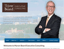 Tablet Screenshot of beardexecutiveconsulting.com